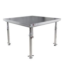 Prox PRXSQ4X4MK2 StageQ 4' x 4' Single Stage Unit Height Adjustable from 28 to 48" in.