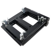 Prox PRXTBH180BLK 180Ëš degree Angle Adjustable Hinged Plate For F34 Conical Truss Junction Box Black Finish