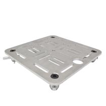 Prox PRXTBP12AH 12" Aluminum 8mm Slotted Holes Truss Top Plate for F34 F32 F31 Conical Square Truss with Twist Locks and Connectors