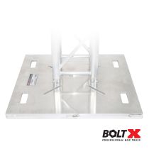 Prox PRXTBTBP24A BoltX 24 inch Steel Aluminum Base Plate for Bolted Box Truss