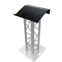 Prox PRXTLECTERN24BL Truss Lectern 24" Black Powder Finish Aluminum Fits F34 w/ 4x Punched for D-Series Connectors