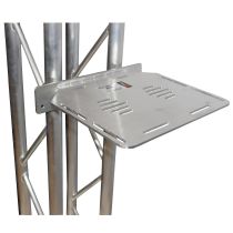 Prox PRXTSHELFMK2 Aluminum Truss Shelf with Dual O-Style Pro Clamps 14"x16" Shelf Space Fit F34 Truss And Bolted 12"Box Truss