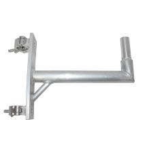 Prox PRXTSPMT 14 inch Speaker Mounting Pole Extension with Dual Truss Clamps for F34 F32 F31 Segments - 2" Diameter