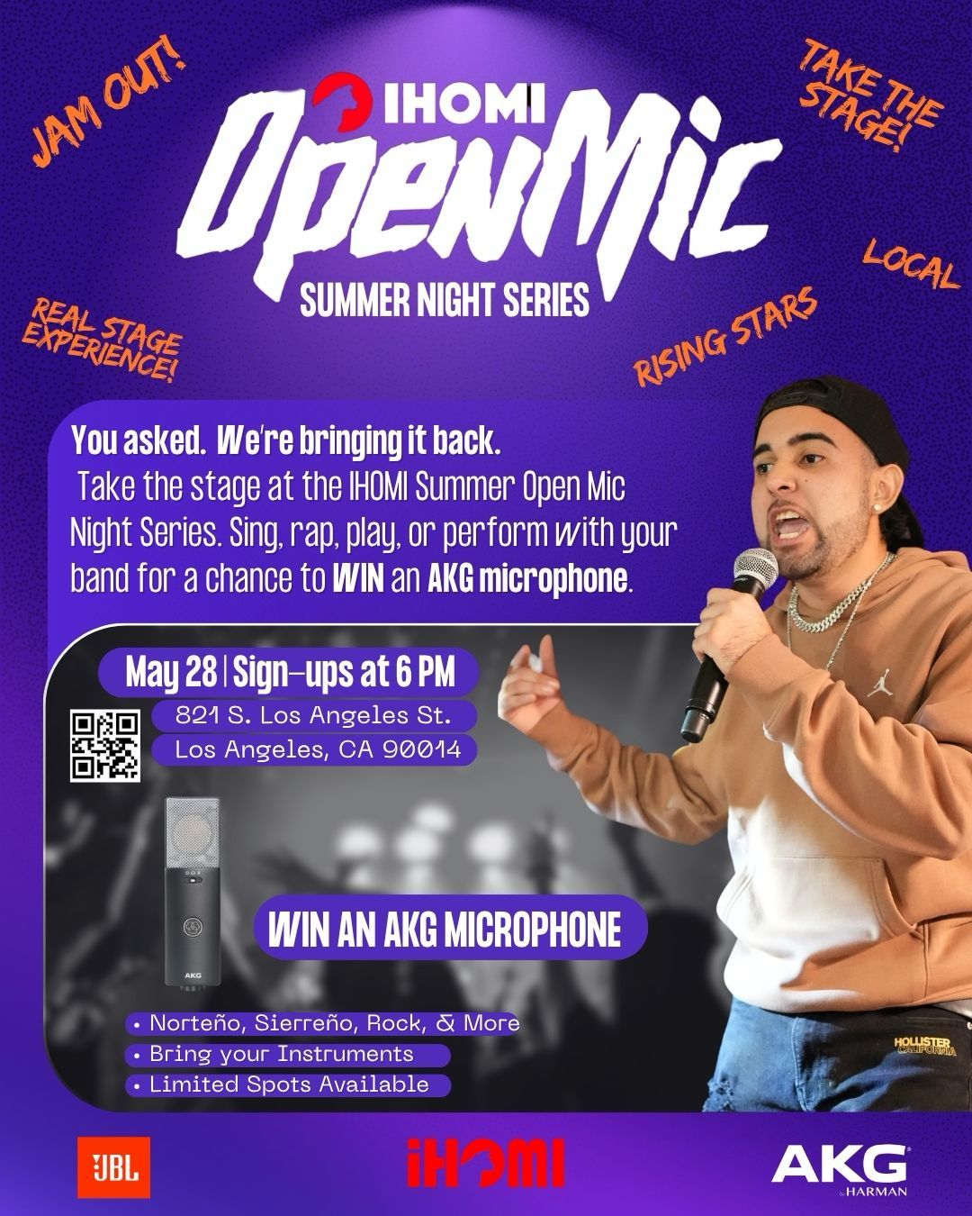 IHOMI Open Mic Event