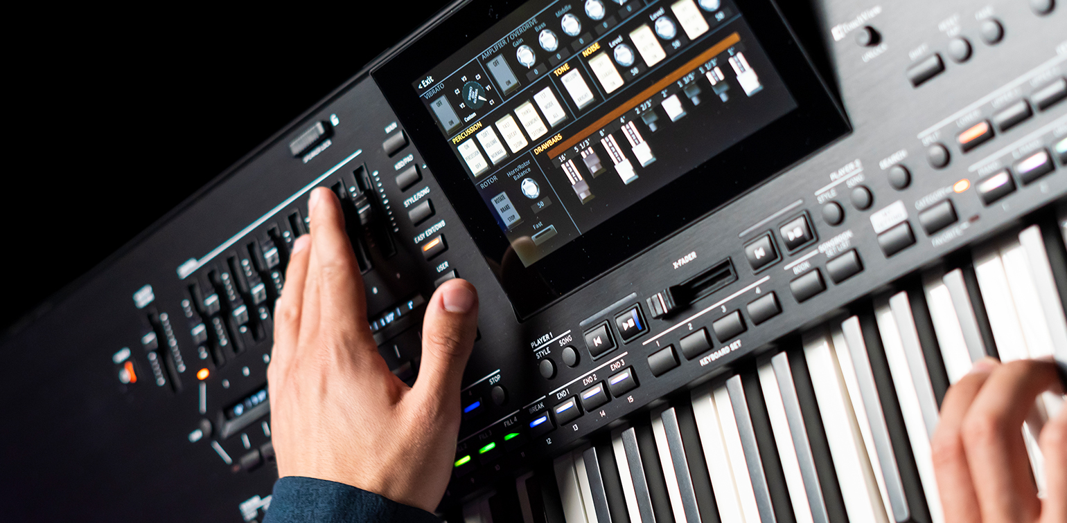 Pa5X tilting touchscreen